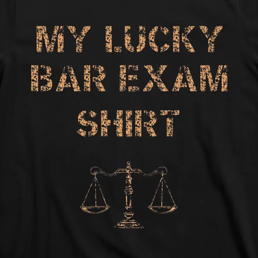 My Lucky Bar Exam 2024 Law School Grad Cool T-Shirt