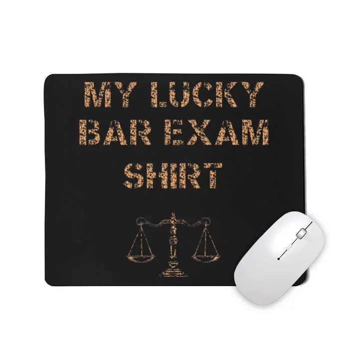 My Lucky Bar Exam 2024 Law School Grad Cool Mousepad