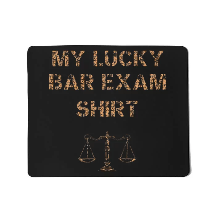 My Lucky Bar Exam 2024 Law School Grad Cool Mousepad