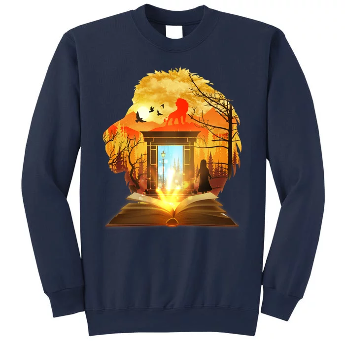 Magical Lion Book Reading Fan Sweatshirt