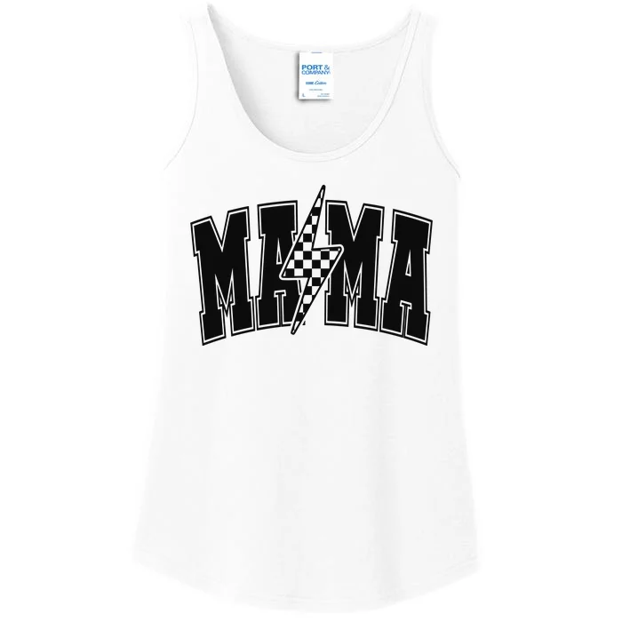 Mama Lightning Bolt Ladies Essential Tank