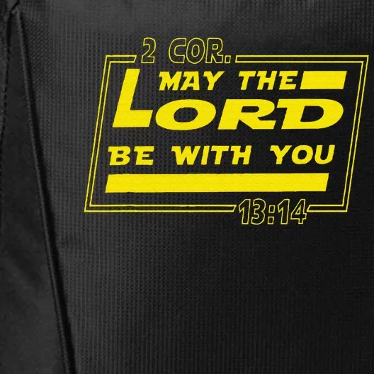 May Lord Be With You Funny Christian Quotes City Backpack