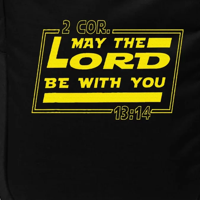 May Lord Be With You Funny Christian Quotes Impact Tech Backpack