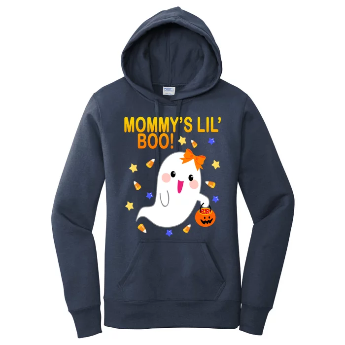 Mommys Lil Boo Cute Halloween Women's Pullover Hoodie