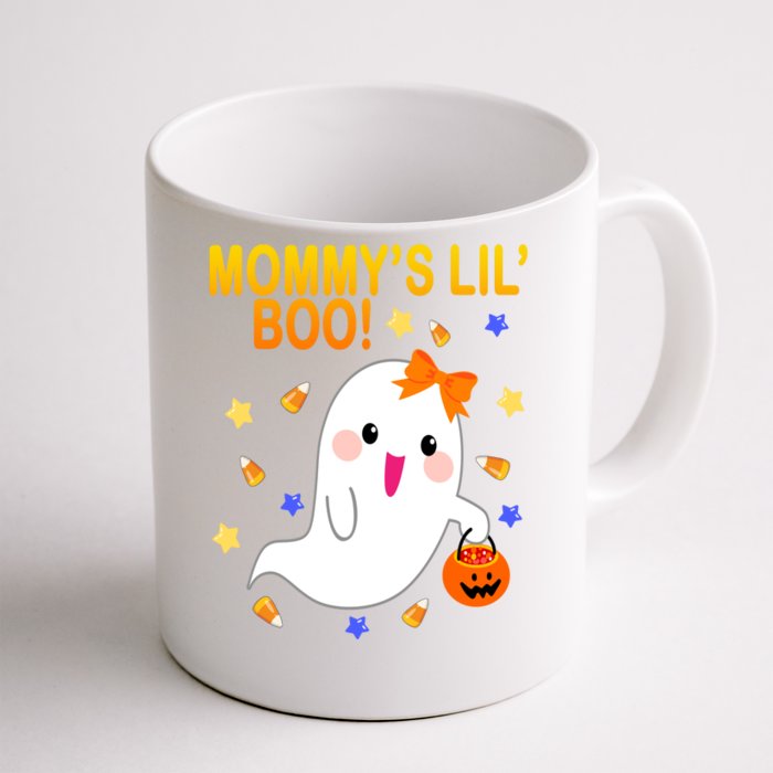 Mommys Lil Boo Cute Halloween Front & Back Coffee Mug