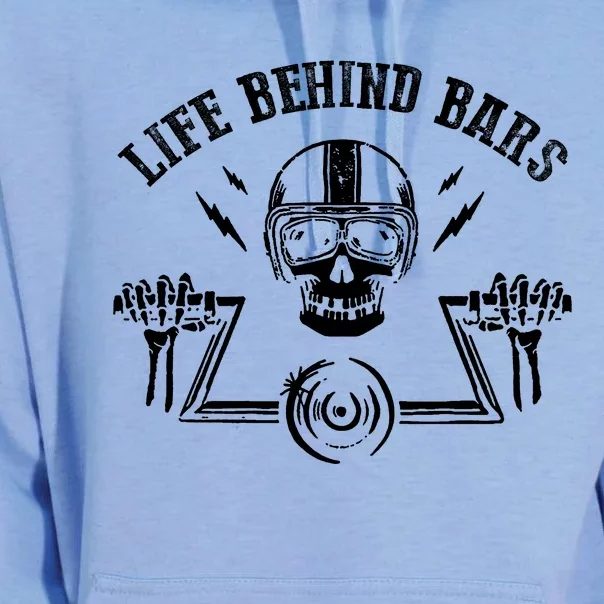 Motorcycle Life Behind Bars Unisex Surf Hoodie