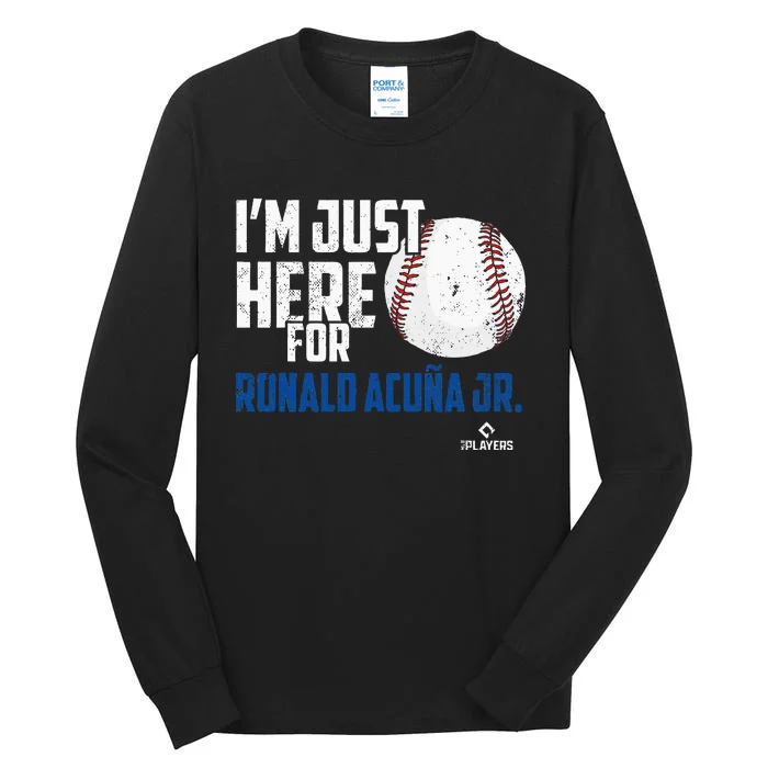 Major League Baseball RONALD ACUNA JR MLBRAC2010 Tall Long Sleeve T-Shirt