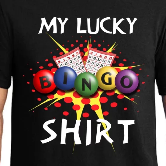 My Lucky Bingo Sweatshirt Cute Lucky Player Pajama Set