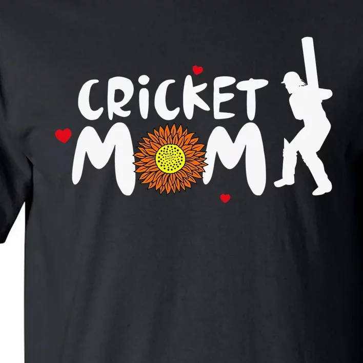 Mom Life Cricket Messy Bun Glasses Mother's Day Tall T-Shirt