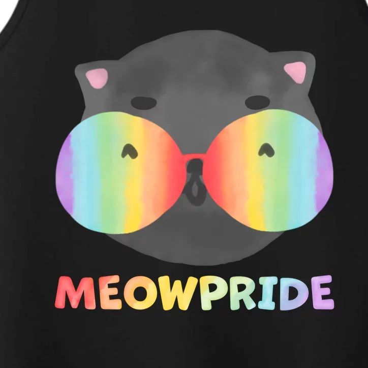 Meowpride LGBTQ Cat Performance Tank