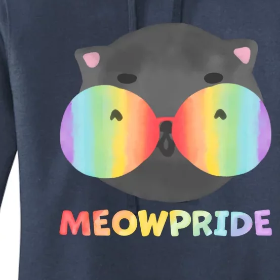 Meowpride LGBTQ Cat Women's Pullover Hoodie