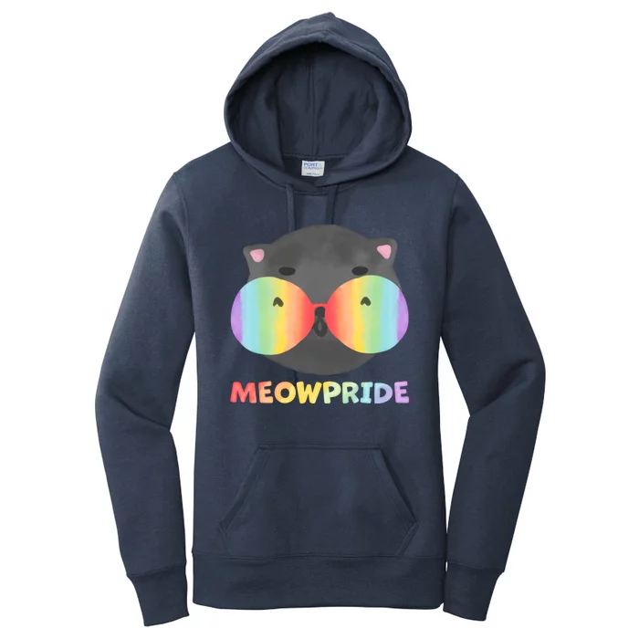 Meowpride LGBTQ Cat Women's Pullover Hoodie