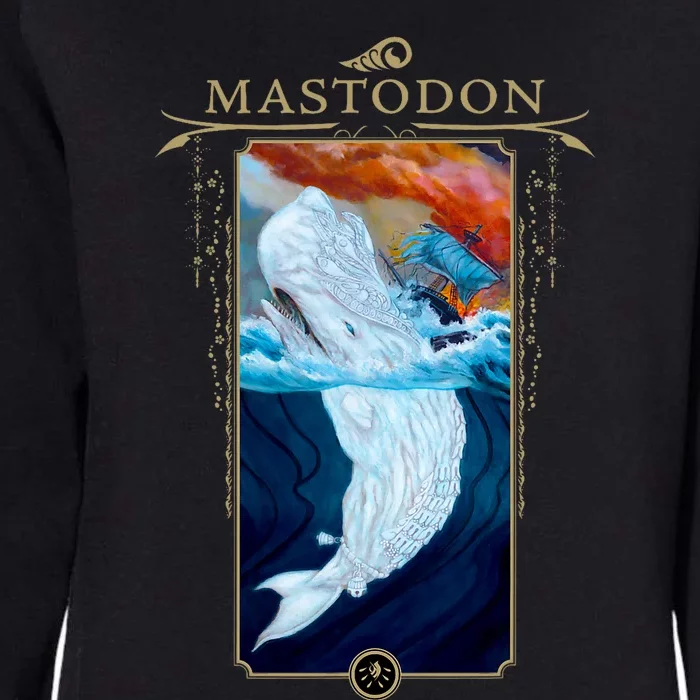 Mastodon – Leviathan Cover Womens California Wash Sweatshirt