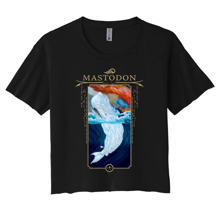 Mastodon – Leviathan Cover Women's Crop Top Tee