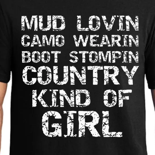 Mud Lovin Camo Wearin Boot Stomping Country Kind Pajama Set