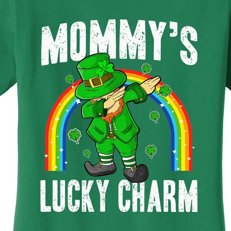 Mommy's Lucky Charm St Patricks Day Leprechaun Women's T-Shirt