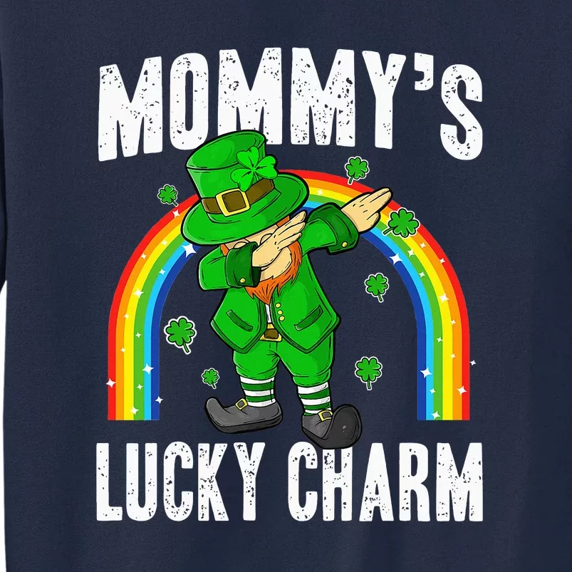 Mommy's Lucky Charm St Patricks Day Leprechaun Tall Sweatshirt