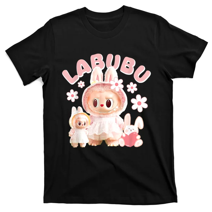 Meme Labubu Cute Labubu The Monsters Pin.K Gift T-Shirt