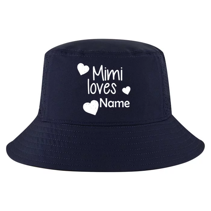 Mimi Loves Custom Text Personalize Name Cool Comfort Performance Bucket Hat