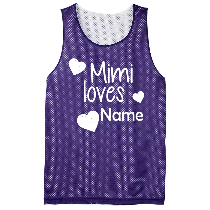 Mimi Loves Custom Text Personalize Name Mesh Reversible Basketball Jersey Tank