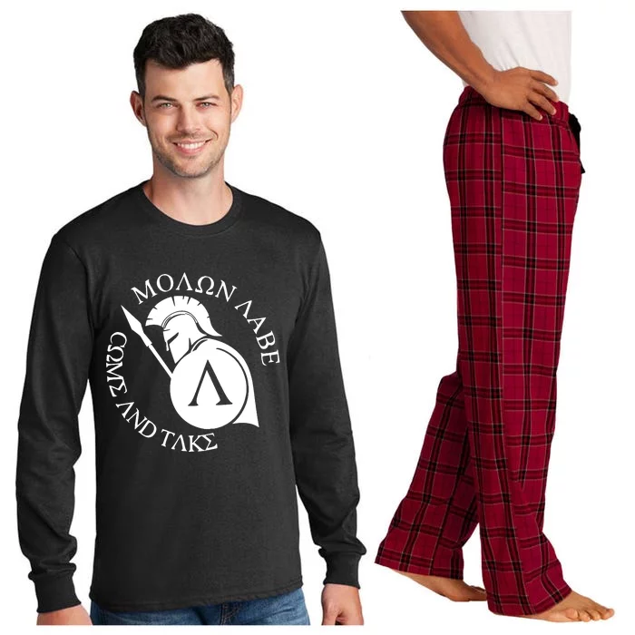 Molon Labe Come And Take Long Sleeve Pajama Set