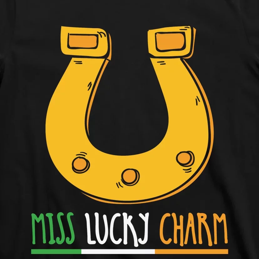 Miss Lucky Charm Funny Patricks Day T-Shirt