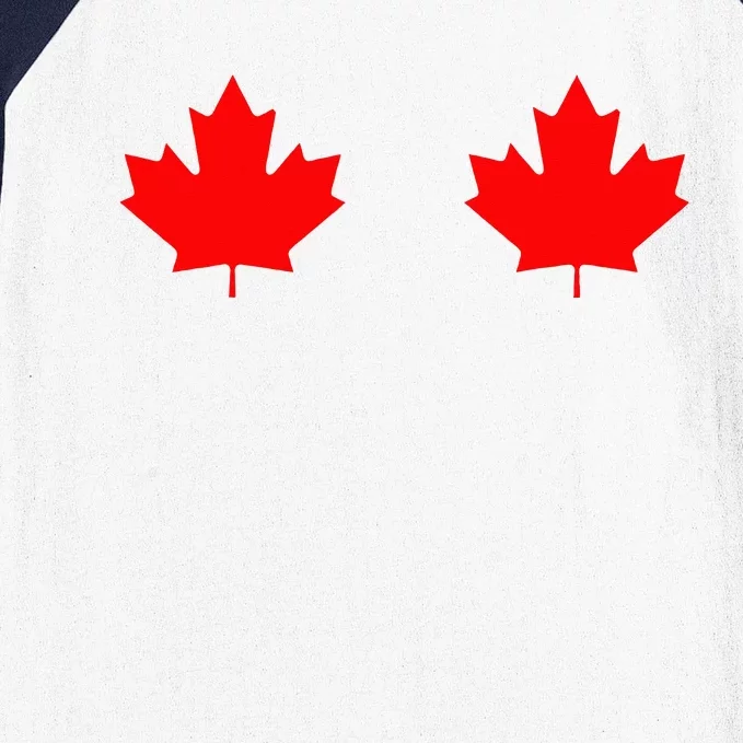 Maple Leaf Canada Day Canadian Flag Baseball Sleeve Shirt