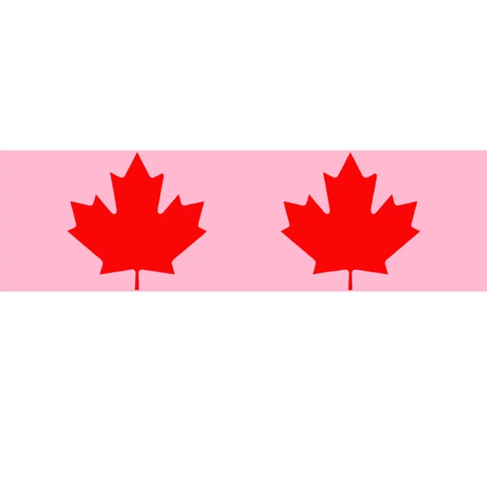 Maple Leaf Canada Day Canadian Flag Bumper Sticker