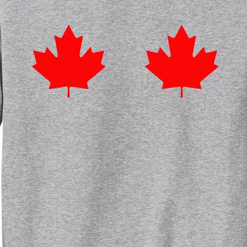 Maple Leaf Canada Day Canadian Flag Tall Sweatshirt