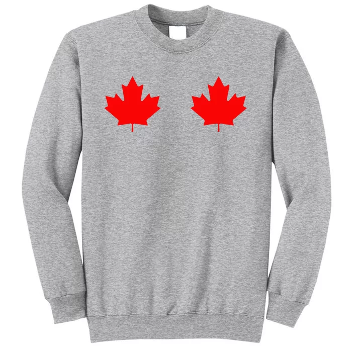 Maple Leaf Canada Day Canadian Flag Tall Sweatshirt