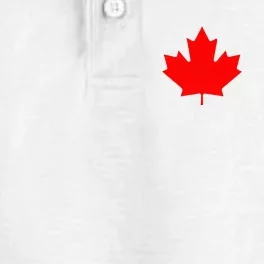 Maple Leaf Canada Day Canadian Flag Dry Zone Grid Performance Polo