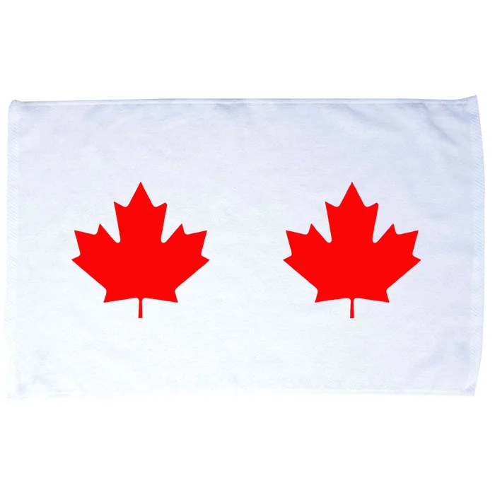 Maple Leaf Canada Day Canadian Flag Microfiber Hand Towel