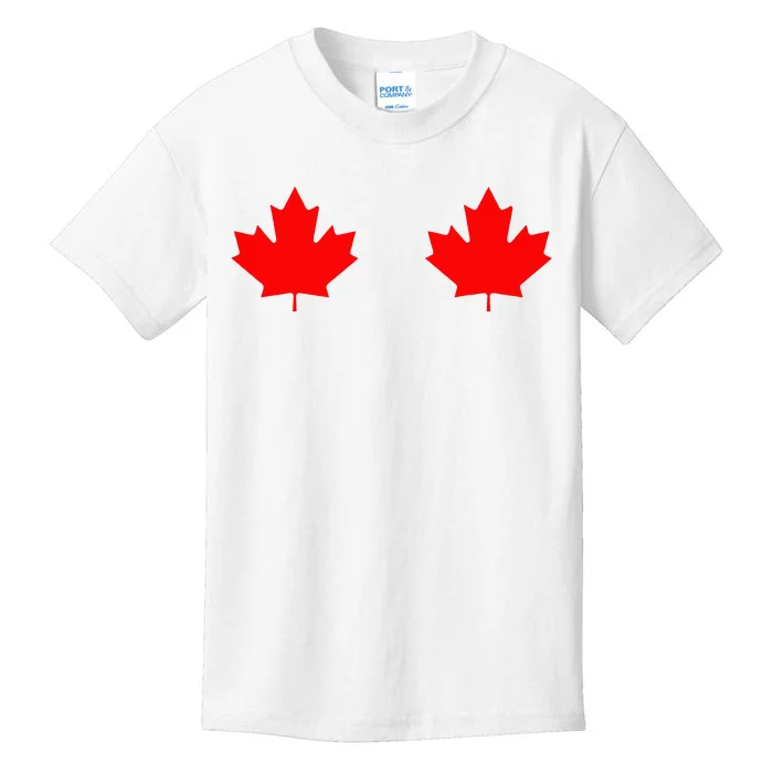 Maple Leaf Canada Day Canadian Flag Kids T-Shirt