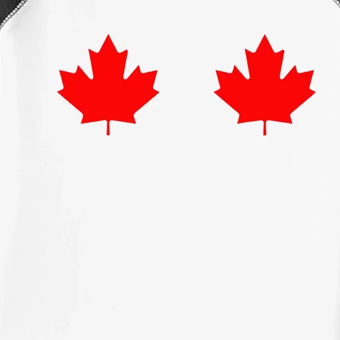 Maple Leaf Canada Day Canadian Flag Infant Baby Jersey Bodysuit