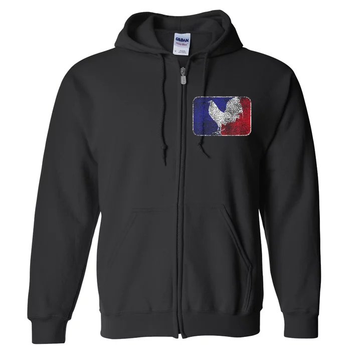 Major League Cock Fight Cock Fight Full Zip Hoodie