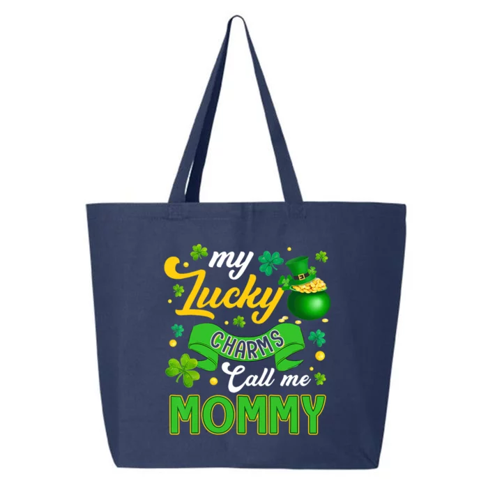 My Lucky Charms Call Me Mommy Happy St Patricks Day 25L Jumbo Tote