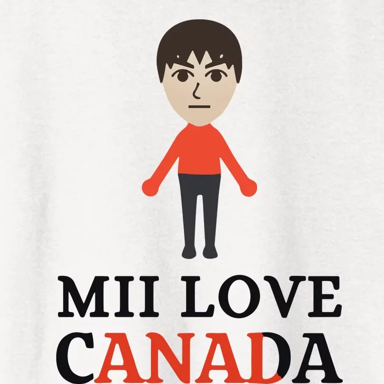 Mii Love Canada Women's Crop Top Tee