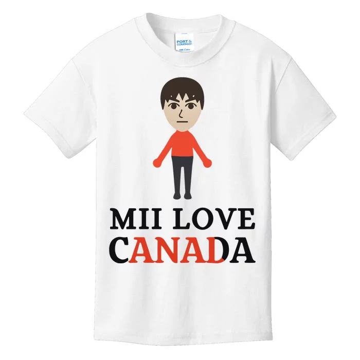 Mii Love Canada Kids T-Shirt