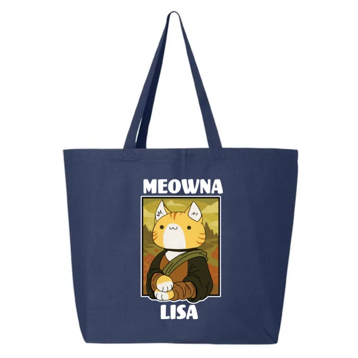 Meowna Lisa Cat Portrait 25L Jumbo Tote