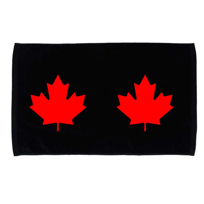 Maple Leaf Canada Day Canadian Flag Microfiber Hand Towel