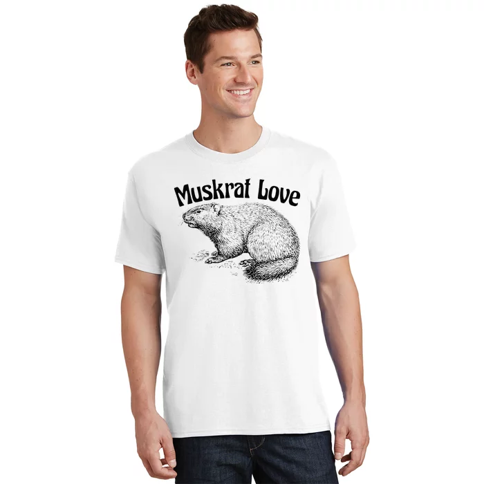 Muskrat Love Cute And Funny Unusual Family Pet T-Shirt