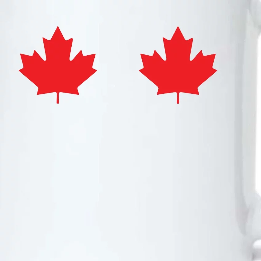 Maple Leaf Canada Day Canadian Flag Black Color Changing Mug