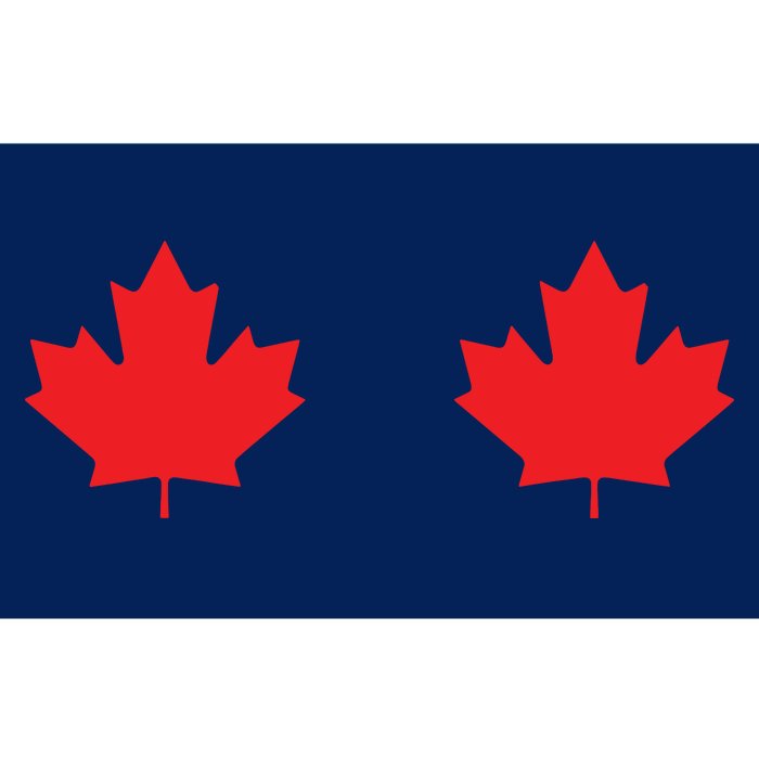 Maple Leaf Canada Day Canadian Flag Bumper Sticker