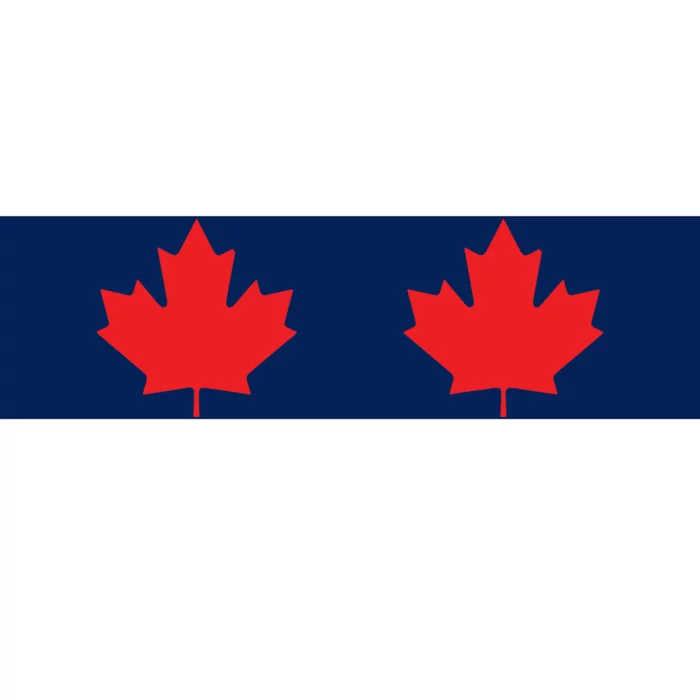 Maple Leaf Canada Day Canadian Flag Bumper Sticker