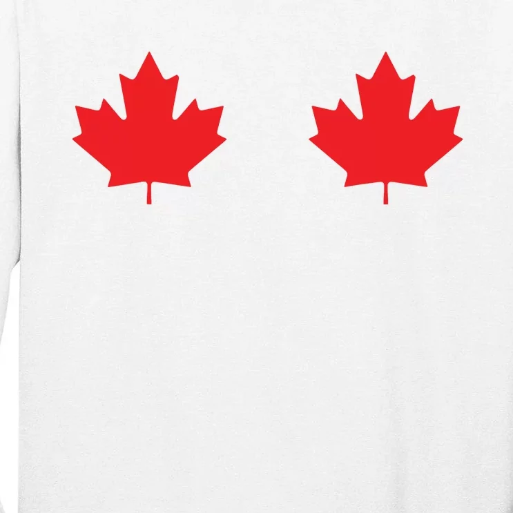 Maple Leaf Canada Day Canadian Flag Tall Long Sleeve T-Shirt