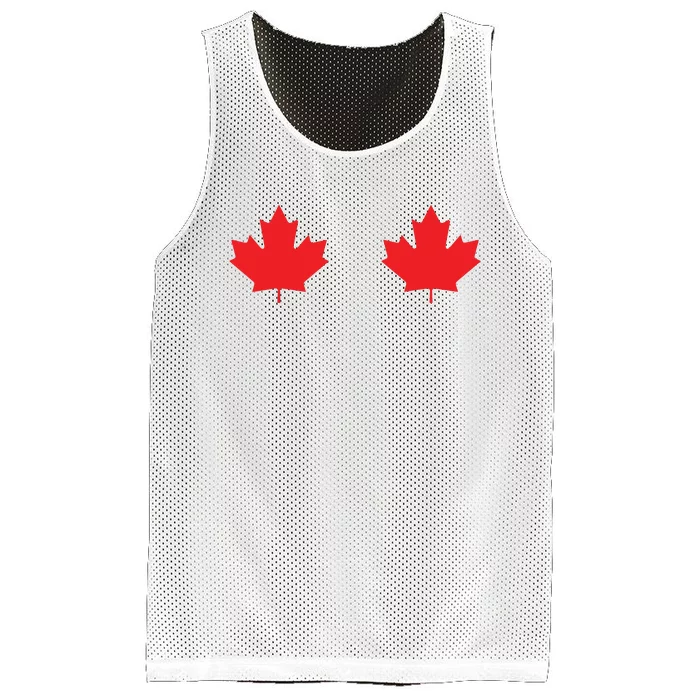 Maple Leaf Canada Day Canadian Flag Mesh Reversible Basketball Jersey Tank