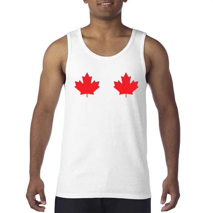 Maple Leaf Canada Day Canadian Flag Tank Top