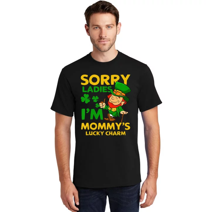 Mommy's Lucky Charm St Patricks Day Leprechaun Tall T-Shirt