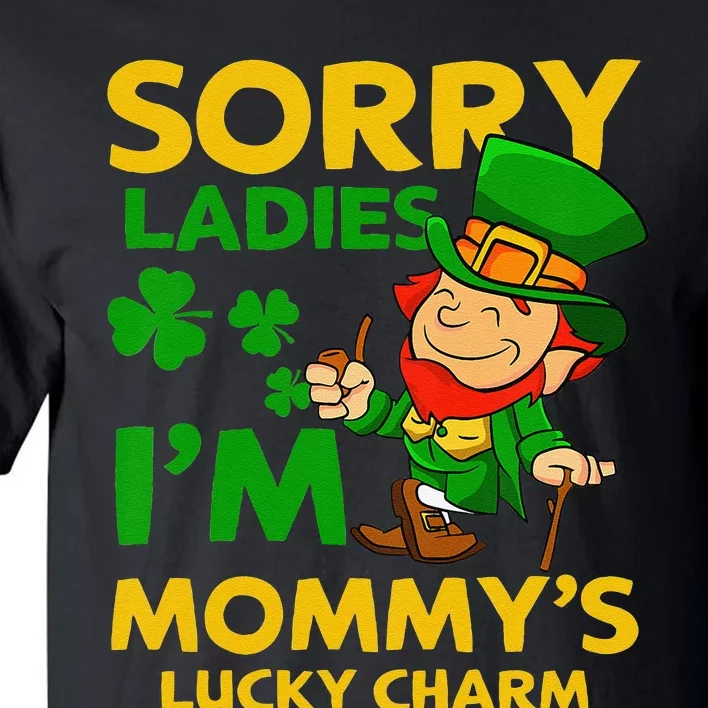 Mommy's Lucky Charm St Patricks Day Leprechaun Tall T-Shirt