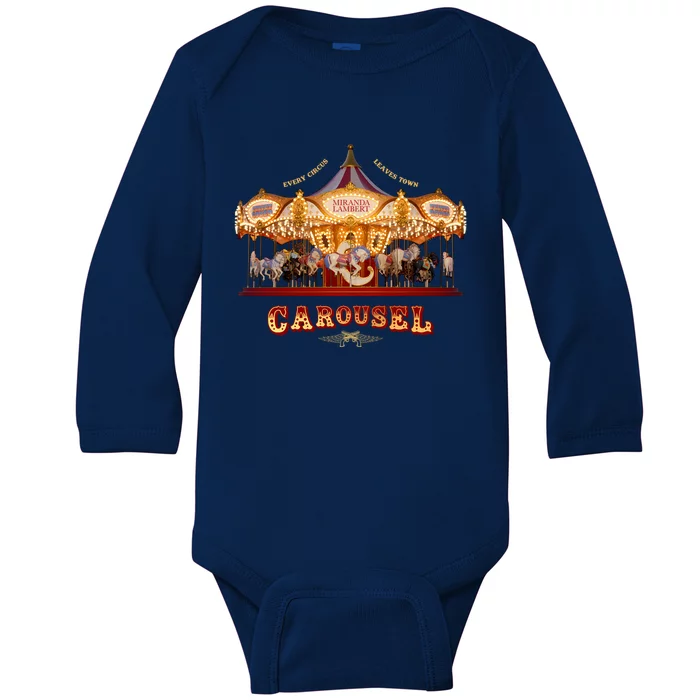 Miranda Lambert Carousel Cool Gift Baby Long Sleeve Bodysuit